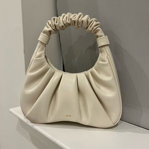 White JW Pei Gabbi Ruched Handbag
